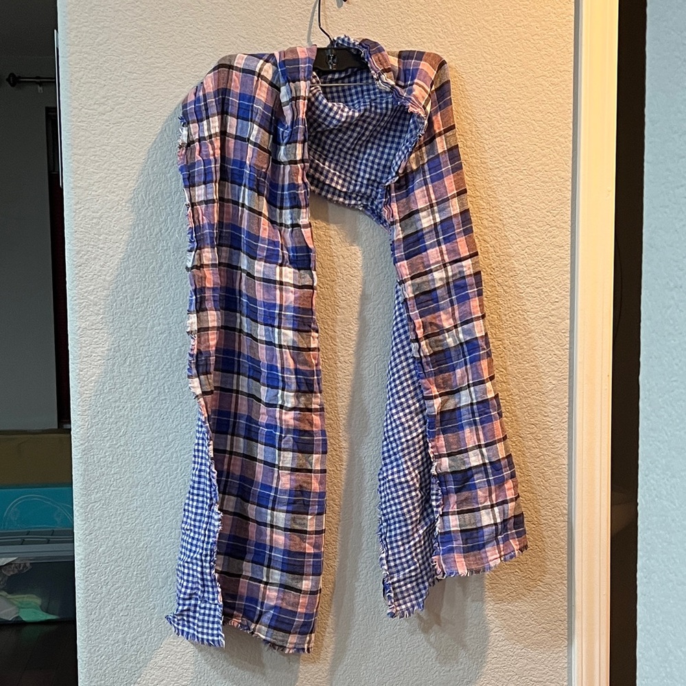 American Colors Mediterranean Plaid Scarf